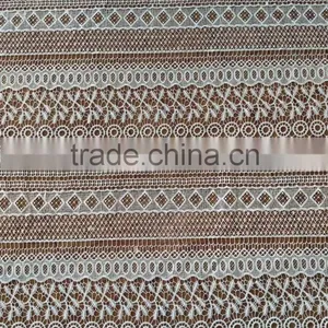 2016wholesale Lace Garment Accessory/embroidery Polyester Full Lace Water Soluble Lace Fabric thumbnail-4