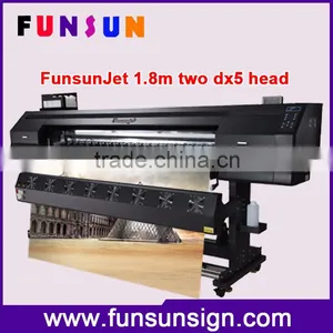 Factory Price 1.8m Solvent Digital Printer With Dx5 Head for Sticker Printing thumbnail-1