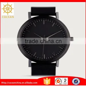 Factory Price Leather Strap Watch Fashion Japan Movement Men Watch thumbnail-1