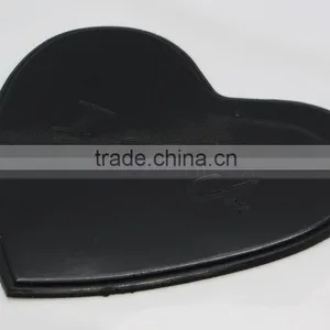 Black Color, Magic PU Gel Material Heart Shape Sticky Pad thumbnail-2