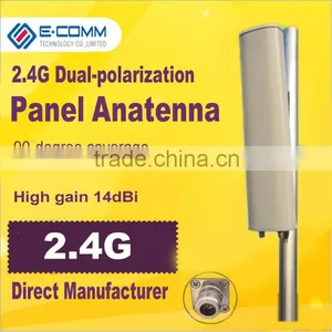 2.4Ghz 14dBi Outdoor Directional Sector Dual Polarization Panel MIMO Antenna for WLAN/WIFI thumbnail-2