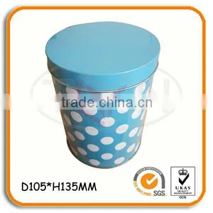 Round Plain Tin Box thumbnail-1