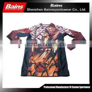 Lycra Fabric Mens Compression Shirts/wholesale Compression Shirts/sublimation Custom Printed Compression Shirts thumbnail-1