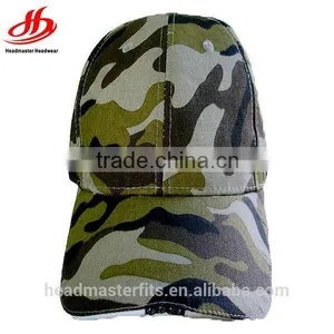 Custom 6 Panel LED Light Camouflage Baseball Cap Hunter Hats thumbnail-2