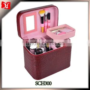 2015 Newest Square Shape Make up Cosmetic Bags Factory Supplier in Shenzhen Quality Choice thumbnail-1