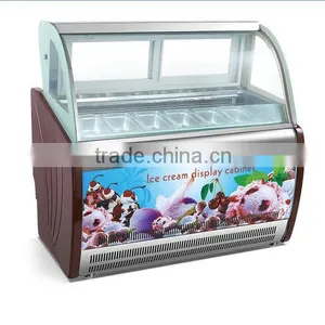 Commercial Ice Cream Display Cabinet ,refrigerant Ice Cream Showcase thumbnail-1