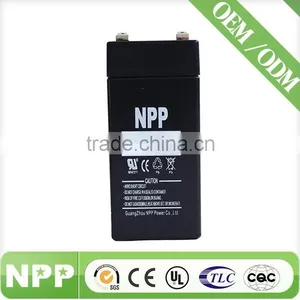 4V 4Ah Sealed Lead Acid Battery/VRLA/EMERGENCY BATTERY thumbnail-1