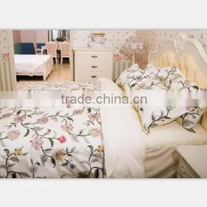 Luxury 4 Pcs 40S 16mm Jacquard 100% Mulberry Silk Bedding Set thumbnail-4