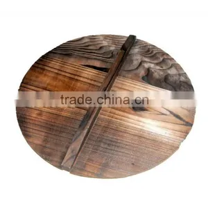 Low Cost Carbonized Wood Pot Lids With High Stable Quality, Wood Pot Covers After Carbonizing thumbnail-2