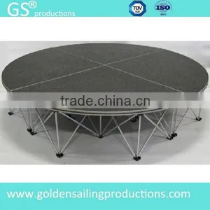 Non-slip Portable Stage Deck With Foldable Riser for Dancing Event thumbnail-2