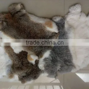100% Genuine Rabbit Fur Skin for Garment Accessories thumbnail-3