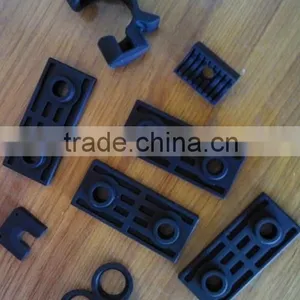 Black Rubber Silicone Molds Prototype With Vacuum Casting thumbnail-6