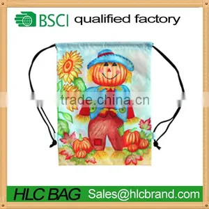 Recyclable Nylon Polyester Drawstring Bag With Cape HL-PB044 thumbnail-2