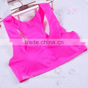 Sports Bra Seamless Bra With Pushed up Padded Cup Custom Made Breathable Sports Bra/ Women Gym Bra/ Fitness Bra thumbnail-2