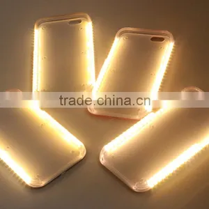 Fashion LED Light Iiuminated Selfie Case For Plastic Cover thumbnail-6