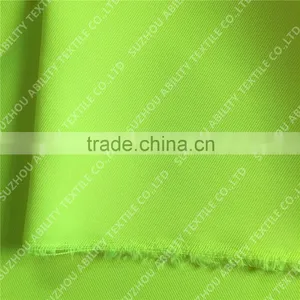 150D*300D High Quality Gabardine Fabric for Uniform/fluorescent Yellow Fabric thumbnail-2