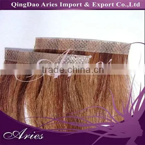 Top Selling Brazilian Remy Hair Mixed Color Virgin pu Skin Weft Hair thumbnail-1