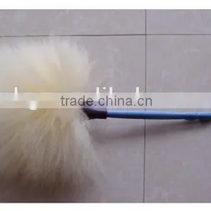 Lambswool Duster With Retractable Black Tube thumbnail-2