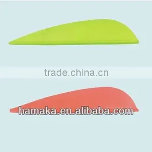 2" PVC Arrow Vanes Fletching Mixed Color Wholesale Archery Bow thumbnail-1