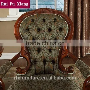 Classic Style Leisure Chairs and Table Set for Balcony and Bedroom Furniture W-205 thumbnail-4