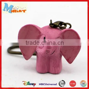 Plastic Mini Animal Toy Custom 3D Shaped Keychian thumbnail-2