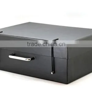 Luxury Rigid Box With Silk Materials. Rigid Box for Ear Phones and Mobile Phones. Luxury Box With Golden Foils thumbnail-1
