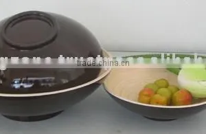 Lacquered Bamboo Bowl thumbnail-1