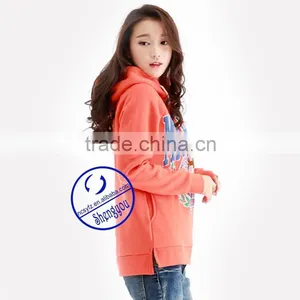 Wholesale Combed Cotton Hoodies&sweatshirts Custom Print Womens Sweatshirt thumbnail-5