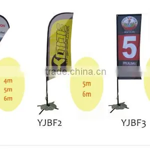 5m Advertising Outdoor Aluminium Straigth and Curved Flag thumbnail-3