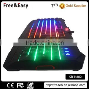 Factory Price USB 104 Keys RGB Backligth Computer Gaming Keyboard thumbnail-5