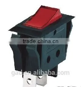CNGAD Illuminated Electrical Rocker Switch 10A 250V( Electrical Rocker Switch,miniature Boat Switch)(KCD3-102/B2) thumbnail-1