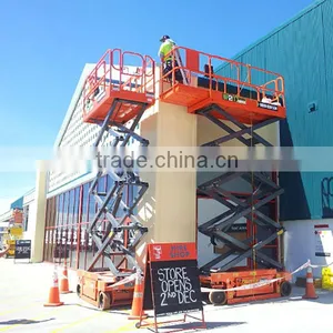Hot Sale Four-wheel Removable Scissor Lift,power Pack Unit Scissor Lift,self Propelled Scissor Electric Lift Table thumbnail-6
