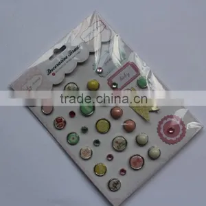 Fashionable High-quality Decorative Brads 3D Handmade Sticker for Home Decor thumbnail-1