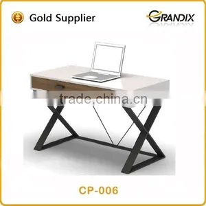 White High Gloss Student Style Computer Desk thumbnail-1