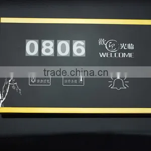 Customized Electronic Door Plate Digital Door Plate Electrical Room Number House Number Sign Plate thumbnail-2