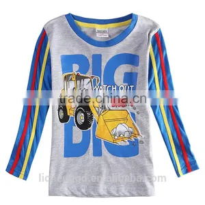 (A6412) 2-6Y Nova t Shirts Boys Baby Clothing Spring/autumn t Shirt 100%cotton Kids New Winter t Shirts Children Casual Wear thumbnail-1