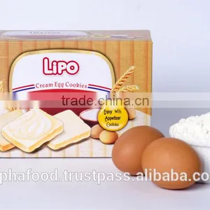 GIFT FOR YOUR FRIEND - LIPO EGG 100G/BOX CREAM COOKIES thumbnail-1