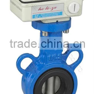Electric Wafer WCB DN20 Butterfly Valve thumbnail-2
