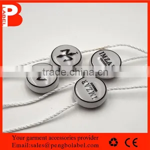 Eco-friendly Custom Printing Embossed Plastic Seal Tags for Jeans thumbnail-1
