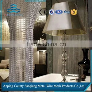 Anodized Chain Link Curtain / Decorative Metal Chain Link Mesh Curtain thumbnail-3