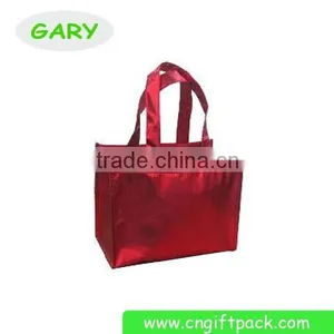Non Woven Bag With Zipper Tote Bag Metallic Shopping Tote 2016 Quality Choice thumbnail-3