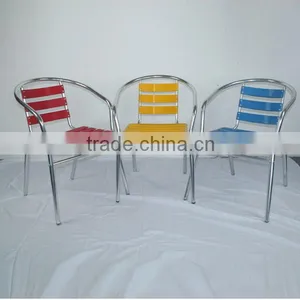 Chinese Furniture Aluminum Colorful Dining Restaurant Set YC001A YT31A thumbnail-2