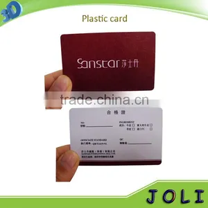 CMYK Printing Plastic Pvc Guarantee Card thumbnail-4