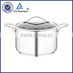 Aluminum Sauce Pot With Glass Lid Professional Cookware Manufacture thumbnail-1