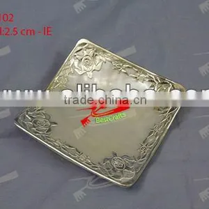 Silver Square Shell / MOP Plate thumbnail-1
