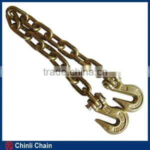 G70 Binder Chain With Clevis Grab Hook, Banding Lashing Chain thumbnail-3