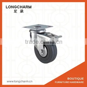 Rubber Locking Heavy Duty Caster Wheel thumbnail-1