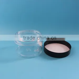 120ml 4oz 120g Clear Pet Cosmetic Jar With Screw Lid thumbnail-3