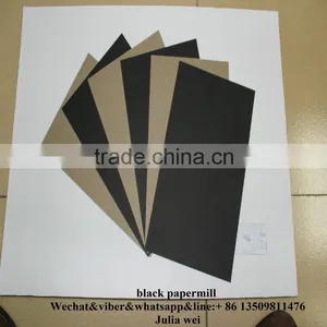 Black Paper With Grey Back Laminated Board Black Paper Cardboard/core Board Paper/core Black Cardboard Paper thumbnail-6