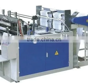 AXFQ-800 Half Automatic Heat-cutting and Sealing Shopping Bag Making Machine thumbnail-1